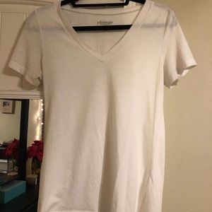 white v neck